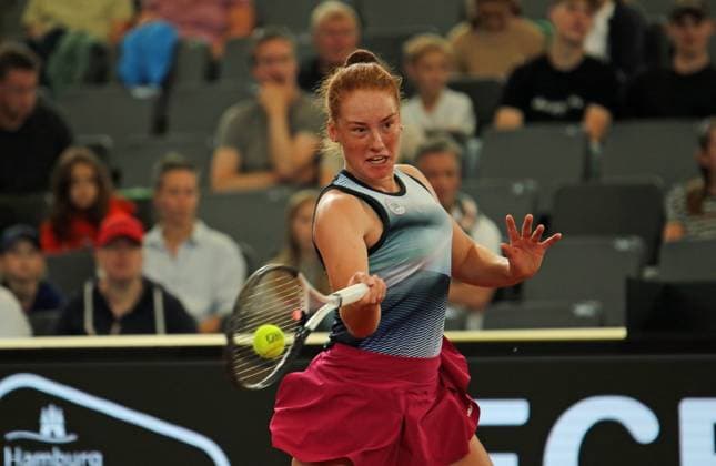 Tennis, Hamburg European Open, Damen: Ella Seidel (Deutschland).