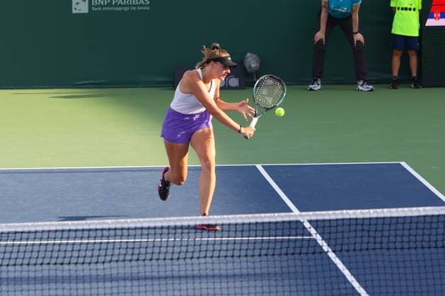 WARSZAWA 24.07.2023 TURNIEJ TENISOWY BNP PARIBAS WARSAW OPEN 2023 --- WOMENS WTA, Tennis Damen 250 TENNIS TOURNAMENT BNP PARIBAS WARSAW OPEN MARTYNA KUBKA FOT. ANNA KLEPACZKO FOTOPYK NEWSPIX.PL --- Newspix.pl  230724LUM012