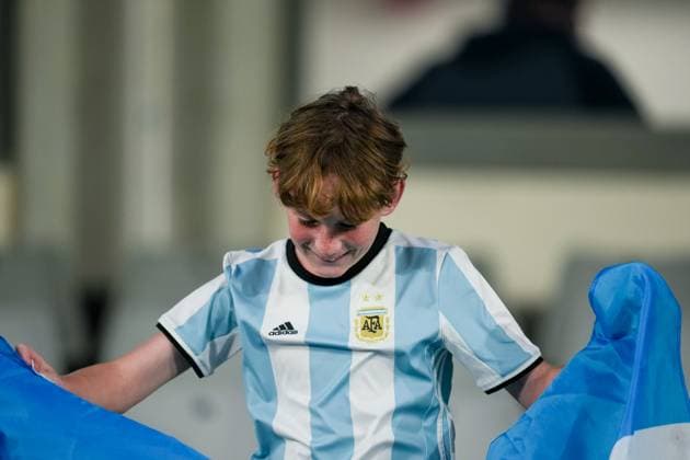 Auckland, New Zealand, July 24th 2023: Fan of Argentina during the FIFA Womens World Cup 2023 Group G football match between Italy and Argentina at Eden Park in Auckland, New Zealand. (Daniela Porcelli SPP)  Copyright: xDanielaxPorcellix xSPPx spp-en-DaPoSp-20230724-DP109447