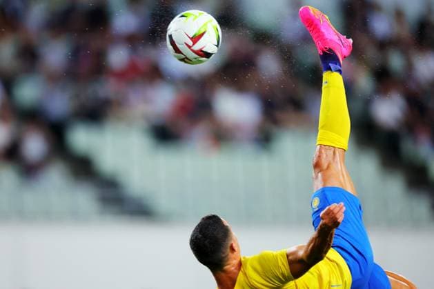Sport Themen der Woche KW30 Sport Bilder des Tages Cristiano Ronaldo (Al-Nassr), JULY 25, 2023 - Football Soccer : Friendly match between Paris Saint-Germain 0-0 Al-Nassr FC at Yanmar Stadium Nagai in Osaka, Japan. Noxthirdxpartyxsales  (224905585)