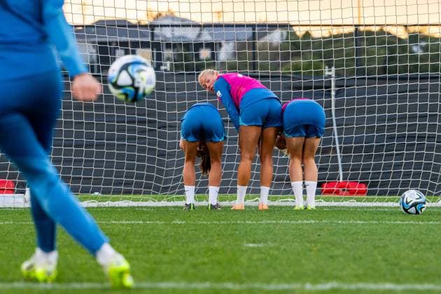 Sport Themen der Woche KW30 Sport Bilder des Tages 230726 Guro Bergsvand of the Norwegian women?s national football team at a training session during the FIFA Women s World Cup on July 26, 2023 in Auckland. Photo: Vegard Grott BILDBYRAN kod VG VG0499 bbeng fotball fotboll football norge norway a kvinner dam fotbolls-vm fotball vm kvinner världsmästerskap vm fifa womens world cup träning practice training day 7 *** 230726 Guro Bergsvand of the Norwegian women?s national football team at a training session during the FIFA Women s World Cup on July 26, 2023 in Auckland Photo Vegard Grott BILDBYRAN code VG VG0499 bbeng fotball fotboll fotboll norge norway a kvinner dam fotbolls vm fotball vm kvinner världsmästerskap vm fifa womens world cup träning practice training day 7  Copyright: VEGARDxGRoTT BB230726VG040