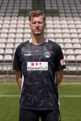 Philipp Klewin; VfB Lübeck, 3.Liga, Porträttermin 2023 2024 Lübeck Schleswig-Holstein Germany Stadion Lohmühle Copyright: xAgentur54GradFelixxKoenigx
