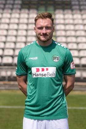 Florian Egerer; VfB Lübeck, 3.Liga, Porträttermin 2023 2024 Lübeck Schleswig-Holstein Germany Stadion Lohmühle Copyright: xAgentur54GradFelixxKoenigx