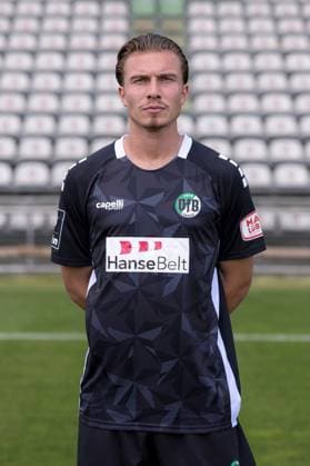 Gavin Didzilatis; VfB Lübeck, 3.Liga, Porträttermin 2023 2024 Lübeck Schleswig-Holstein Germany Stadion Lohmühle Copyright: xAgentur54GradFelixxKoenigx