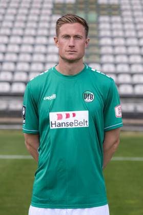 Jannik Loehden; VfB Lübeck, 3.Liga, Porträttermin 2023 2024 Lübeck Schleswig-Holstein Germany Stadion Lohmühle Copyright: xAgentur54GradFelixxKoenigx