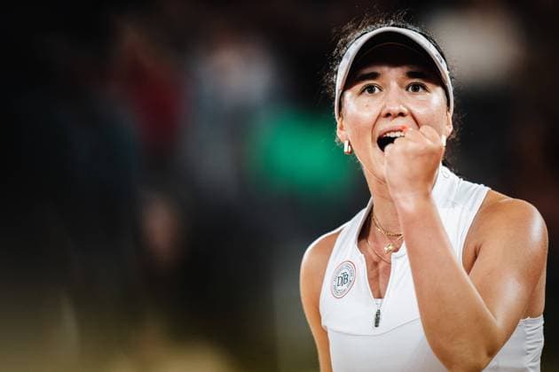 Tennis Frauen WTA, Tennis Damen Tour 250 European Open Hamburg Panna Udvardy (HUN) vs. Eva Lys (GER) 26.07.2023 Eva Lys (GER) jubelt Emotionen Hamburg Tennis am Rothenbaum Hamburg Deutschland