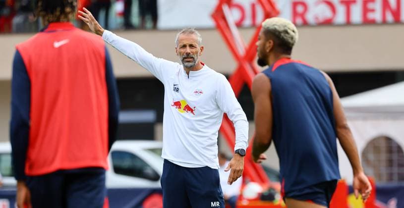 RB Leipzig - Italien Trainingslager Bruneck, 27.07.2023, Sportpark Reiperting Reischach, Fussball, RB Leipzig (GER Bundesliga) - Trainingslager in Südtirol Italien , Im Bild: Trainer Marco Rose (RB Leipzig) ,