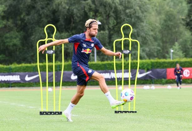 RB Leipzig - Italien Trainingslager Bruneck, 27.07.2023, Sportpark Reiperting Reischach, Fussball, RB Leipzig (GER Bundesliga) - Trainingslager in Südtirol Italien , Im Bild: Kevin Kampl (44, RB Leipzig) ,