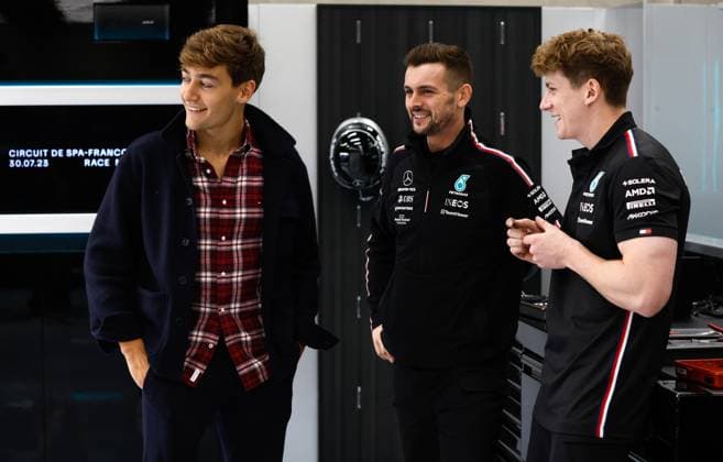 63 George Russell (GBR, Mercedes-AMG Petronas F1 Team), F1 Grand Prix of Belgium at Circuit de Spa-Francorchamps on July 27, 2023 in Spa-Francorchamps, Belgium. (Photo by HOCH ZWEI) Spa-Francorchamps Belgium