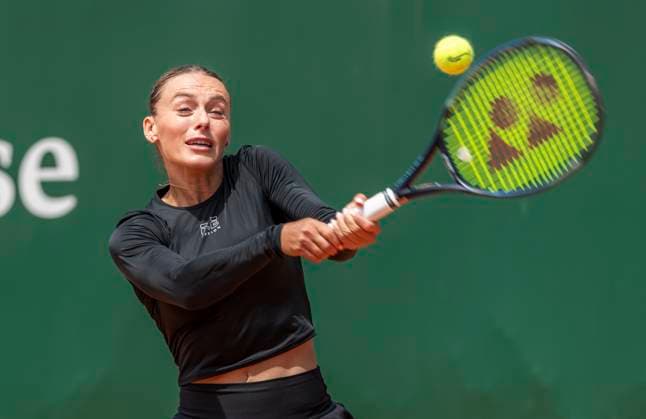 July 27, 2023, Lausanne, Vaud, Switzerland: Lausanne Switzerland, 07 27 2023: Ana Bogdan of Roumania during 8th final of Ladies Open Lausanne. Ladies Open Lausanne took place tennis club of Lausanne, the Olympic capital Lausanne Switzerland - ZUMAd206 0300301545st Copyright: xEricxDubostx