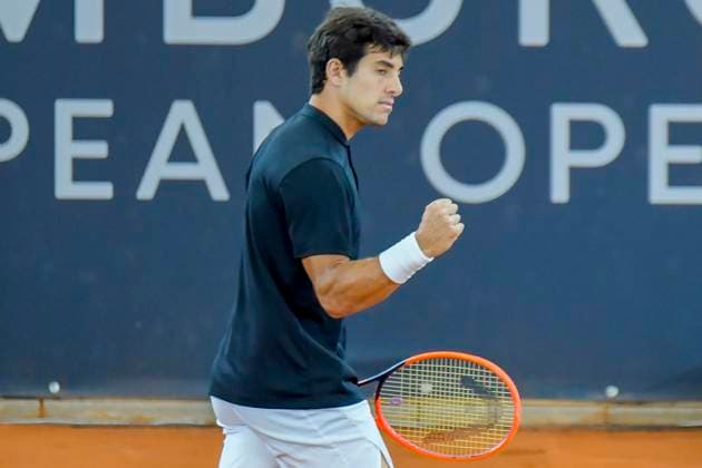 Cristian Garin CHL ballt die Faust 27.07.2023 Tennis Hamburg European Open 2023, , Tennisstadion am Rothenbaum, Hamburg, HH Germany