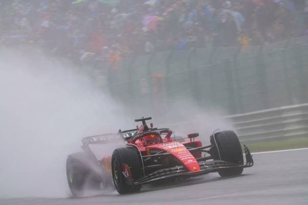 16 Charles Leclerc (MCO, Scuderia Ferrari), F1 Grand Prix of Belgium at Circuit de Spa-Francorchamps on July 28, 2023 in Spa-Francorchamps, Belgium. (Photo by HOCH ZWEI) Spa-Francorchamps Belgium