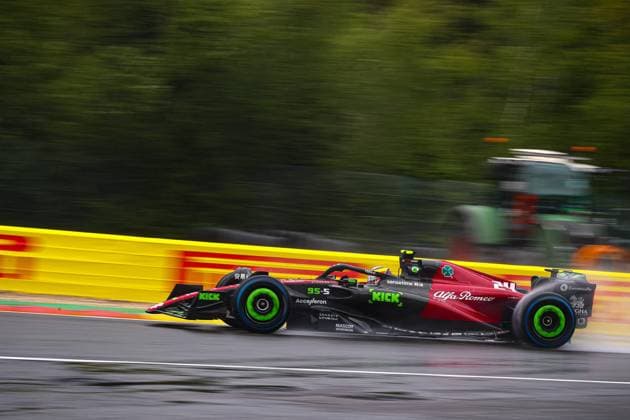 Formula 1 World Championship, WM, Weltmeisterschaft 2023 Belgian GP, Spa-Francorchamps 27-30 July 2023 24 Guanyu Zhou, (CHI) Alfa Romeo Sauber during the Belgian GP, Spa-Francorchamps 27-30 July 2023 Formula 1 World championship 2023. - -  Copyright: xIPAxSport ABACAx BRIPASport20230728_129 IPAxSport ABACAx BRIPASport20230728_129