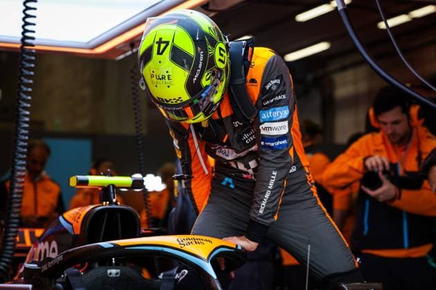 4 Lando Norris (GBR, McLaren F1 Team), F1 Grand Prix of Belgium at Circuit de Spa-Francorchamps on July 28, 2023 in Spa-Francorchamps, Belgium. (Photo by HOCH ZWEI) Spa-Francorchamps Belgium