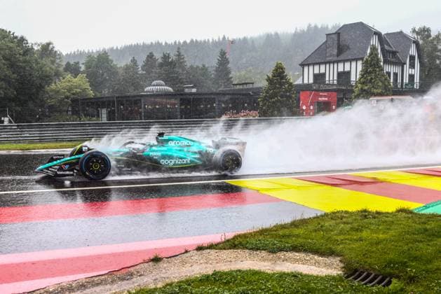 July 28, 2023, Spa, Belgium: Lance Stroll of Aston Martin during Practice 1 ahead of the F1 Grand Prix of Belgium at Circuit de Spa-Francorchamps on July 28, 2023 in Spa, Belgium. Spa Belgium - ZUMAz156 0300398124st Copyright: xBeataxZawrzelx