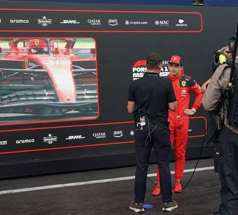 28.07.2023, Circuit de Spa-Francorchamps, Spa-Franchorchamps, FORMULA 1 MSC CRUISES BELGIAN GRAND PRIX 2023 , im Bild 2.Startplatz für Charles Leclerc (MCO), Scuderia Ferrari Spa-Franchorchamps Circuit de Spa-Francorchamps Belgien