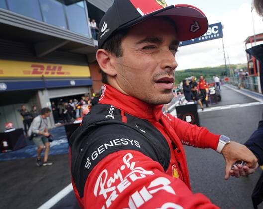 Sport Bilder des Tages FORMULA 1 MSC CRUISES BELGIAN GRAND PRIX 2023 28.07.2023, Circuit de Spa-Francorchamps, Spa-Franchorchamps, FORMULA 1 MSC CRUISES BELGIAN GRAND PRIX 2023 , im Bild 2.Startplatz für Charles Leclerc (MCO), Scuderia Ferrari