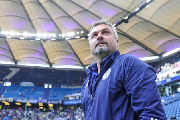 Sport Bilder des Tages 28.07.2023, Fussball, 2. Bundesliga, Saison 2023 2024, Hamburger SV - FC Schalke 04, Cheftrainer Thomas Reis (FC Schalke 04) Hamburg HSH Nordbank Arena Hamburg Deutschland xRHR-FOTO TRx Copyright: RHR-FOTOx RHR-FOTO TR
