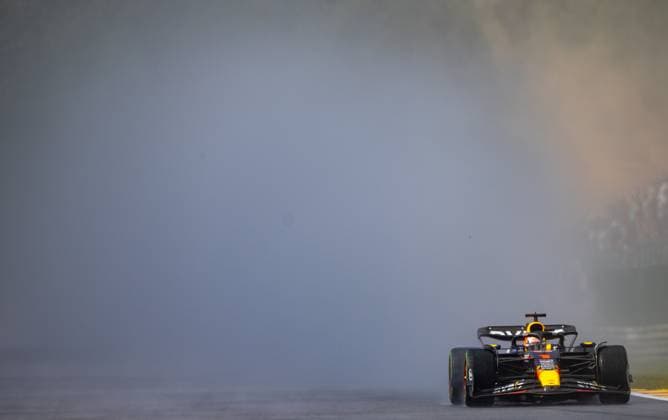 Sport Bilder des Tages Belgian Grand Prix Formula One 2023 SPA-FRANCORCHAMPS, BELGIUM - JULY 28 : Verstapen-Qualif-during the Belgian Grand Prix Formula One Spa Francorchamps on July 28, 2023 in Spa-Francorchamps, Belgium, 28 07 2023 Spa-Francorchamps Belgium  Copyright: xBbx