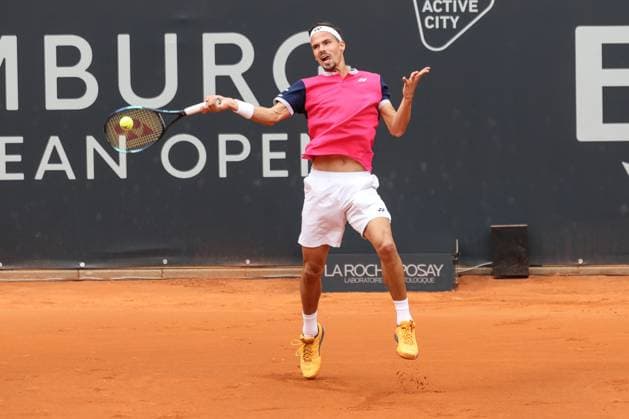 Tennis: European Open 2023, Herren, Hamburg, 28.07.2023 Zhizhen Zhang (CHI) - Daniel Altmaier (GER) Hamburg Germany