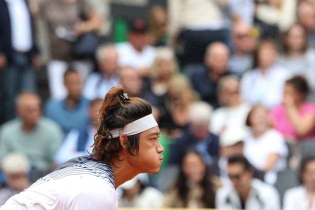 Sport Bilder des Tages Tennis: European Open 2023, Herren, Hamburg, 28.07.2023 Zhizhen Zhang (CHI) - Daniel Altmaier (GER) Hamburg Germany