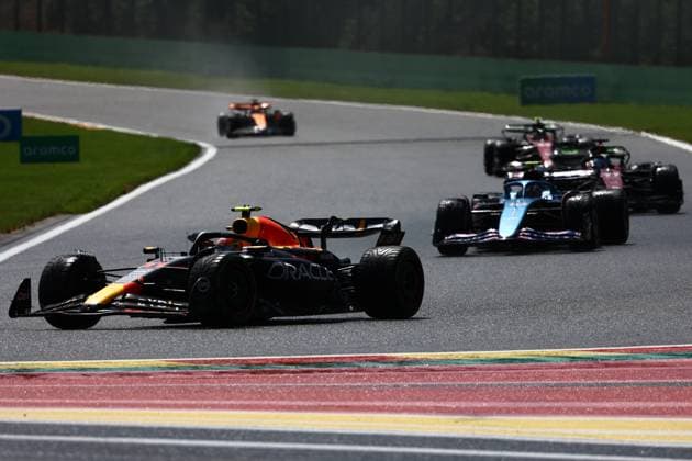 F1 Belgian Grand Prix 2023 Sprint Shootout Sergio Perez of Red Bull Racing during sprint shootout ahead of the Formula 1 Belgian Grand Prix at Spa-Francorchamps in Spa, Belgium on July 29, 2023. Spa Belgium  Copyright: xJakubxPorzyckix originalFilename:porzycki-f1belgia230729_nphKI.jpg