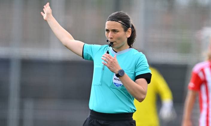 29.07.2023 - Fussball Frauen Frauenfussball - Saison 2023 2024 - Testspiel Freundschaftsspiel Vorbereitungsspiel : 1. FC Nürnberg FCN ( Clubfrauen Club ) - FCUnion Berlin - - xwoxzix - Angelika Söder (Schiedsrichterin)