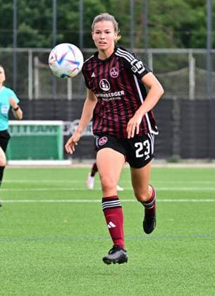 29.07.2023 - Fussball Frauen Frauenfussball - Saison 2023 2024 - Testspiel Freundschaftsspiel Vorbereitungsspiel : 1. FC Nürnberg FCN ( Clubfrauen Club ) - FCUnion Berlin - - xwoxzix - Nele Bauereisen (23, 1. FC Nürnberg FCN ) Fairness Fairplay