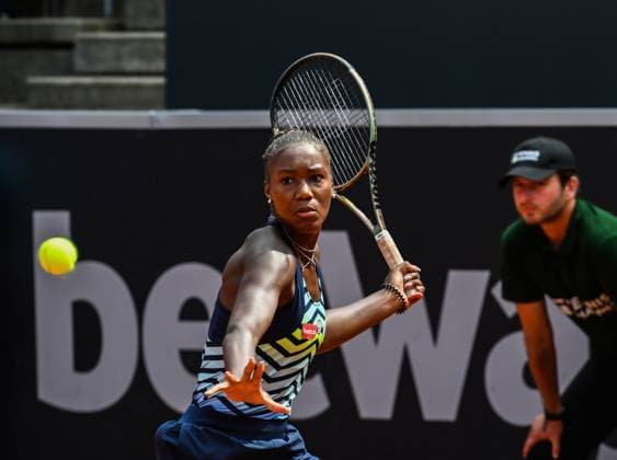 Hamburg European Open 2023 29.07.2023, Hamburg European Open 2023 Tennisanlage am Rothenbaum Norma Noha Akugue GER war nicht immer glücklich auf dem Court Â