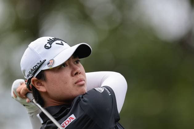 THE ALMUNDI EVIAN CHAMPIONSHIP PHOTOPQR LE DAUPHINE Grégory YETCHMENIZA ; Évian-les-Bains ; 29 07 2023 ; Gregory Yetchmeniza LE DAUPHINE LIBERE Photopqr EVIAN-LES-BAINS (HAUTE-SAVOIE) LE 29 JUILLET 2023 THE ALMUNDI EVIAN CHAMPIONSHIP 2023 sur notre photo : Yuka Saso, Jap. The Amundi Evian Championship, one of the five major tournaments in women s golf on July 29, 2023.