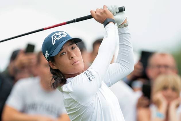 THE ALMUNDI EVIAN CHAMPIONSHIP PHOTOPQR LE DAUPHINE Grégory YETCHMENIZA ; Évian-les-Bains ; 29 07 2023 ; Gregory Yetchmeniza LE DAUPHINE LIBERE Photopqr EVIAN-LES-BAINS (HAUTE-SAVOIE) LE 29 JUILLET 2023 THE ALMUNDI EVIAN CHAMPIONSHIP 2023 sur notre photo : Céline Boutier termine la journée avec un score de -11. The Amundi Evian Championship, one of the five major tournaments in women s golf on July 29, 2023.