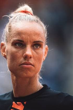 Tennis Frauen WTA, Tennis Damen Tour 250 European Open Hamburg Noma Noha Akugue (GER) vs. Arantxa Rus (NED) 29.07.2023 Arantxa Rus (NED) Portrait Hamburg Tennis am Rothenbaum Hamburg Deutschland