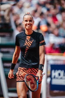 Tennis Frauen WTA, Tennis Damen Tour 250 European Open Hamburg Noma Noha Akugue (GER) vs. Arantxa Rus (NED) 29.07.2023 Arantxa Rus (NED) Hamburg Tennis am Rothenbaum Hamburg Deutschland