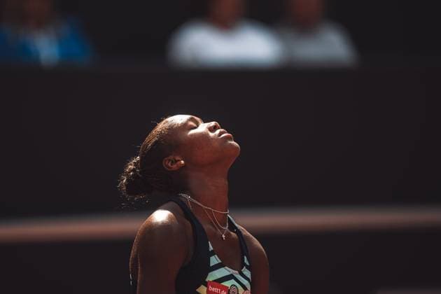 Tennis Frauen WTA, Tennis Damen Tour 250 European Open Hamburg Noma Noha Akugue (GER) vs. Arantxa Rus (NED) 29.07.2023 Noma Noha Akugue (GER) Hamburg Tennis am Rothenbaum Hamburg Deutschland