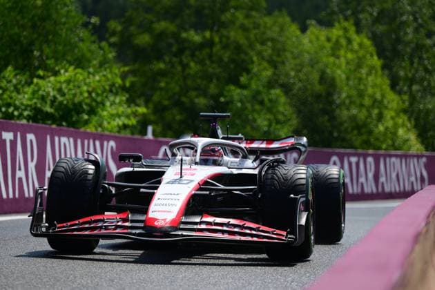 F1 Grand Prix of Belgium - Sprint Kevin Magnussen of Haas F1 Team drive his single-seater during sprint qualifying of Belgian GP, 13th round of FIA Formula 1 World Championship, WM, Weltmeisterschaft in Spa-Francorchamps Circuit, Stavelot, Vallonia, Belgium, 29 07 23 Stavelot Vallonia Belgium  Copyright: xAndreaxDiodatox originalFilename:diodato-notitle230729_nplD0.jpg