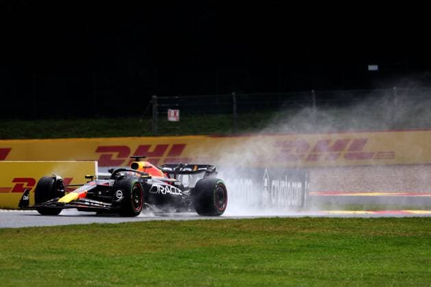 F1 Gran Prix of Belgium Max Verstappen of Red Bull Racing on track during sprint shootout of the F1 Grand Prix of Belgium at Spa Francorchamps on July 29, 2023 Stavelot, Belgium. Stavelot Spa Francorchamps Belgium Copyright: xMarcoxCanonierox