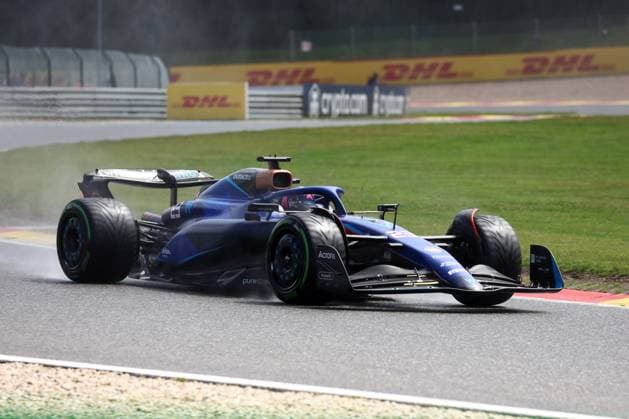 F1 Gran Prix of Belgium Alexander Albon of Williams Racing on track during sprint shootout of the F1 Grand Prix of Belgium at Spa Francorchamps on July 29, 2023 Stavelot, Belgium. Stavelot Spa Francorchamps Belgium Copyright: xMarcoxCanonierox