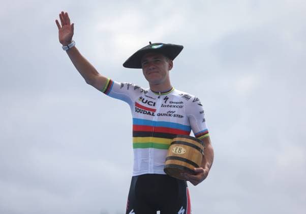 CYCLING - CLASICA SAN SEBASTIAN 2023 Laurent Lairys MAXPPP - EVENEPOEL Remco of Soudal - Quick Step during the Clasica San Sebastian 2023, UCI World Tour cycling race, Donostia - Donostia (230,3 Km) on July 29, 2023 in Spain - Photo Laurent Lairys MAXPPP
