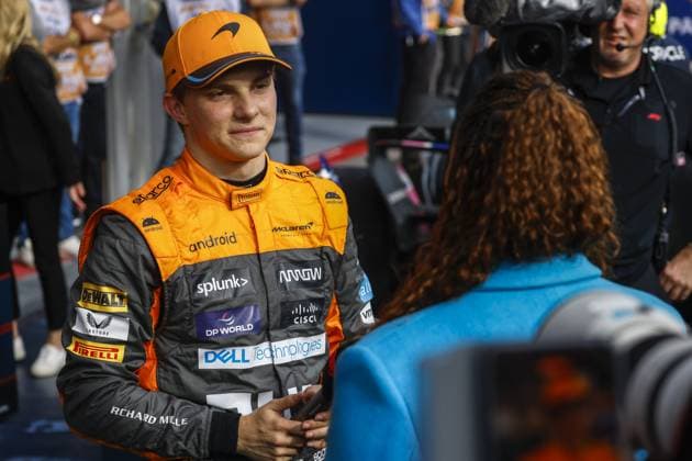 PIASTRI Oscar (aus), McLaren F1 Team MCL60, portrait during the 2023 Formula 1 MSC Cruises Belgian Grand Prix, 12th round of the 2023 Formula One World Championship, WM, Weltmeisterschaft from July 28 to 30, 2023 on the Circuit de Spa-Francorchamps, in Stavelot, Belgium - F1 - BELGIAN GRAND PRIX 2023 DPPI Panoramic  _PV_0694 