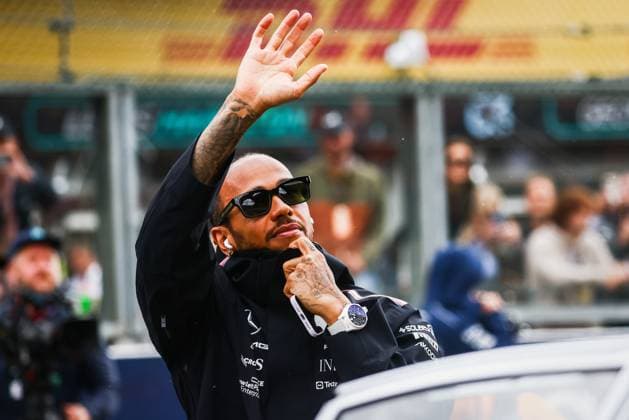 July 30, 2023, Spa, Belgium: Lewis Hamilton of Mercedes attends the drivers parade ahead of the F1 Grand Prix of Belgium at Circuit de Spa-Francorchamps on July 30, 2023 in Spa, Belgium. Spa Belgium - ZUMAz156 0300571835st Copyright: xBeataxZawrzelx