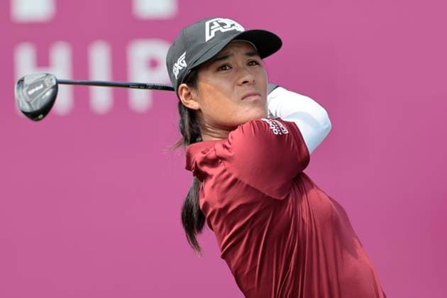 THE AMUNDI EVIAN CHAMPIONSHIP PHOTOPQR LE DAUPHINE Grégory YETCHMENIZA ; Évian-les-Bains ; 30 07 2023 ; Gregory Yetchmeniza LE DAUPHINE LIBERE Photopqr EVIAN-LES-BAINS (HAUTE-SAVOIE) LE 30 JUILLET 2023 THE AMUNDI EVIAN CHAMPIONSHIP 2023 sur notre photo : Céline Boutier, Fra. The Amundi Evian Championship, one of the five major tournaments in women s golf on July 30, 2023.