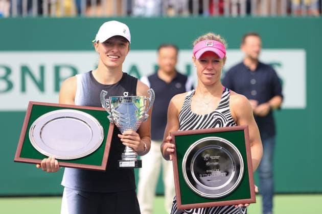 WARSZAWA 30.07.2023 TURNIEJ TENISOWY BNP PARIBAS WARSAW OPEN 2023 FINAL --- WOMENS WTA, Tennis Damen 250 TENNIS TOURNAMENT BNP PARIBAS WARSAW OPENI FINAL MATCH IGA SWIATEK LAURA SIEGEMUND FOT. ANNA KLEPACZKO FOTOPYK NEWSPIX.PL --- Newspix.pl  230730LUM032