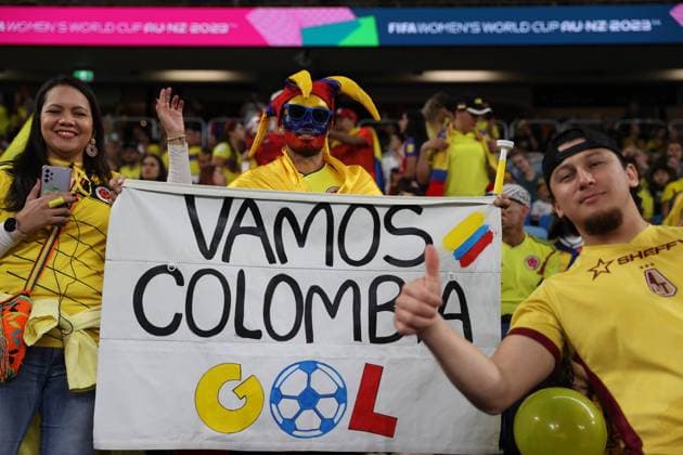 Sydney Football Stadium Sydney Football Stadium Colombian s Fans during the FIFA Women s World Cup Australia New Zealand 2023, Group H match between Germany and Colombia at Sydney Football Stadium on July 30, 2023 in Sydney, Australia. Final score: Germany 1 - Colombia 2. (Patricia Perez Ferraro SPP) (Patricia PÃ rez Ferraro SPP)  Copyright: xPatriciaxPÃ rezxFerrarox xSPPx spp-en-PaPFeSp-SPP_264496