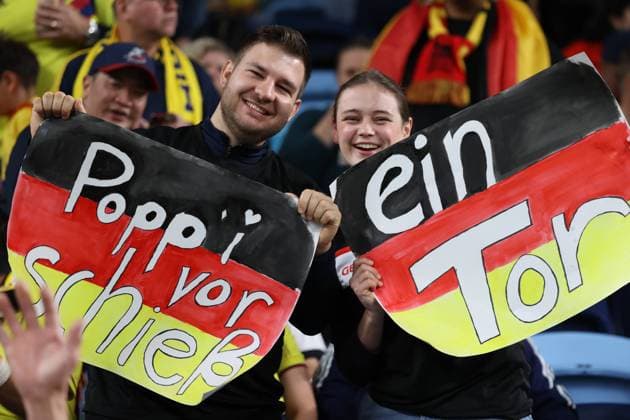 Sydney Football Stadium Sydney Football Stadium Germany s Fans during the FIFA Women s World Cup Australia New Zealand 2023, Group H match between Germany and Colombia at Sydney Football Stadium on July 30, 2023 in Sydney, Australia. Final score: Germany 1 - Colombia 2. (Patricia Perez Ferraro SPP) (Patricia PÃ rez Ferraro SPP)  Copyright: xPatriciaxPÃ rezxFerrarox xSPPx spp-en-PaPFeSp-SPP_264437