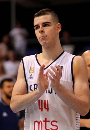 29.07.2023 Nis Nisch Serbia-Germany European U18 Juniors Championship men s basketball semi-final Nikola Topic Serbia :