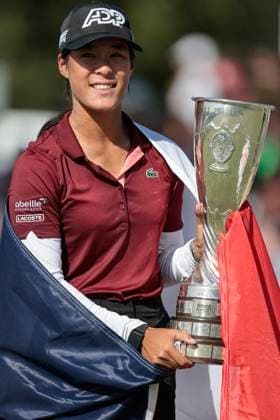 THE AMUNDI EVIAN CHAMPIONSHIP PHOTOPQR LE DAUPHINE Grégory YETCHMENIZA ; Évian-les-Bains ; 30 07 2023 ; Gregory Yetchmeniza LE DAUPHINE LIBERE Photopqr EVIAN-LES-BAINS (HAUTE-SAVOIE) LE 30 JUILLET 2023 THE AMUNDI EVIAN CHAMPIONSHIP 2023 sur notre photo : Céline Boutier remporte le tournoi Amundi Evian Championship. The Amundi Evian Championship, one of the five major tournaments in women s golf on July 30, 2023.