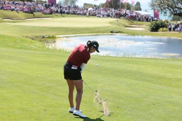 THE AMUNDI EVIAN CHAMPIONSHIP PHOTOPQR LE DAUPHINE Grégory YETCHMENIZA ; Évian-les-Bains ; 30 07 2023 ; Gregory Yetchmeniza LE DAUPHINE LIBERE Photopqr EVIAN-LES-BAINS (HAUTE-SAVOIE) LE 30 JUILLET 2023 THE AMUNDI EVIAN CHAMPIONSHIP 2023 sur notre photo : Céline Boutier remporte le tournoi Amundi Evian Championship. The Amundi Evian Championship, one of the five major tournaments in women s golf on July 30, 2023.