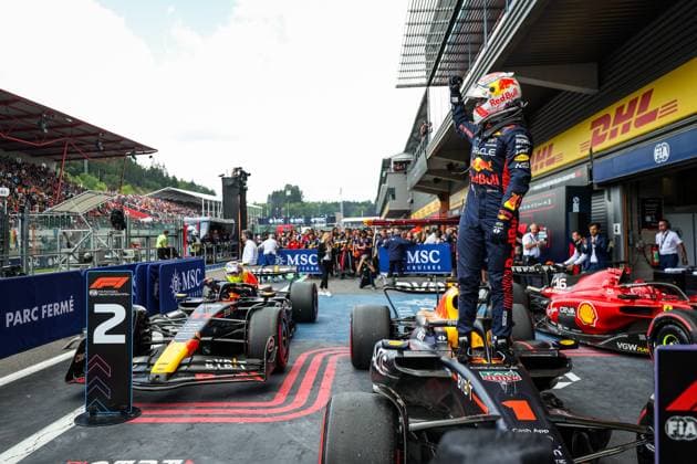 1 Max Verstappen (NLD, Oracle Red Bull Racing), F1 Grand Prix of Belgium at Circuit de Spa-Francorchamps on July 30, 2023 in Spa-Francorchamps, Belgium. (Photo by HOCH ZWEI) Spa-Francorchamps Belgium