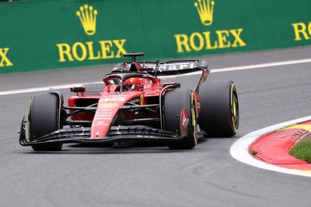 F1 Gran Prix of Belgium Charles Leclerc of Scuderia Ferrari on track during the F1 Grand Prix of Belgium at Spa Francorchamps on July 30, 2023 Stavelot, Belgium. Stavelot Spa Francorchamps Belgium Copyright: xMarcoxCanonierox