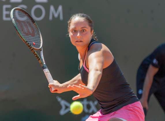 July 30, 2023, Lausanne, Vaud, Switzerland: Lausanne Switzerland, 07 30 2023: Elisabetta Cocciaretto of Italy during finall of Ladies Open Lausanne. Ladies Open Lausanne during the final between the French Clara Burel and the Italian Elisabetta Cocciaretto at Ladies Open Lausanne. Ladies Open Lausanne took place at the tennis club in Lausanne, the Olympic capital. Elisabetta Cocciaretto won 7-5, 4-6, 6-4. Lausanne Switzerland - ZUMAd206 0300585890st Copyright: xEricxDubostx